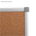 Доска пробковая 100х200 см, Calligrata, в алюминиевой рамке 5446864 - фото 16880917