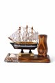 Набор настольный "Корабль" с карандашницей 14*7*11см 5285433 - фото 16881464