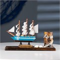 Набор настольный "Корабль" с карандашницей 22*7*15см 5285440 - фото 16881480