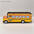 Подставка для канцелярии деревянная "Школьный автобус", с принтом 5697816 - фото 16881825