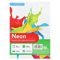 Бумага цветная А4, 50 листов, неоновая, зелёная, 80г/м2 5799527 - фото 16885865