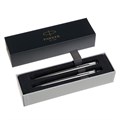 Набор Parker Jotter Core FK61 Stainless Steel CT М, ручка шариковая + ручка перьевая, 1.0 мм, корпус из нержавеющей стали, синие чернила 7064016 - фото 16886115