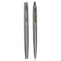 Набор Parker Jotter Core FK61 Stainless Steel CT М, ручка шариковая + ручка перьевая, 1.0 мм, корпус из нержавеющей стали, синие чернила 7064016 - фото 16886117