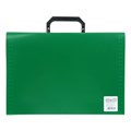 Папка-портфель А4 Calligrata, 13 отделений, 700 мкм, до 300 листов, зелёная 5545360 - фото 16886250