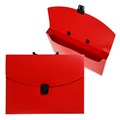 Папка-портфель А4 Calligrata, 1 отделение, 700 мкм, до 300 листов, красная 6926757 - фото 16886253