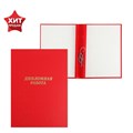 Папка "Дипломная работа" А4, бумвинил, гребешки/сутаж, без бумаги, цвет красный (вместимость до 300 листов) 7121218 - фото 16886394