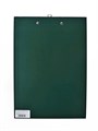 Планшет с зажимом А4, 2 мм, Calligrata прочный, картон/бумвинил, зеленый (клипборд) 7121651 - фото 16886878