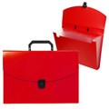 Папка-портфель А4 Calligrata, 6 отделений, 700 мкм, до 300 листов, красная 6926759 - фото 16887101