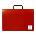 Папка-портфель А4 Calligrata, 6 отделений, 700 мкм, до 300 листов, красная 6926759 - фото 16887103