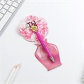 Ручка «Ты совершенна»,пластик, с цветок, на подложке-ваза 7070918 - фото 16888109