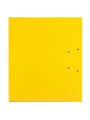 Папка-регистратор А4, 50 мм, Calligrata, полипропилен, металлическая окантовка, карман на корешок, собранная, жёлтая 7610789 - фото 16888859