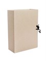 Короб архивный с завязками, 100 мм, переплетный картон, Calligrata разборный, без покрытия, клапан МГК, до 900 листов 7989151 - фото 16893141