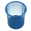 Стакан для пишущих принадлежностей круглый, металлическая сетка, синий 7999232 - фото 16893500 Стакан для пишущих принадлежностей круглый, металлическая сетка, синий 7999232 - фото 16893500