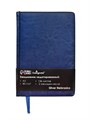 Ежедневник НЕдатированный А5, 136 листов в линейку, кожзам "Небраска", серебряный срез, синий 7895004 - фото 16895293