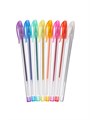 Набор гелевых ручек 8 цветов металлик 9243824 - фото 16895879