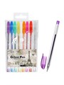 Набор гелевых ручек 8 цветов металлик 9243824 - фото 16895882
