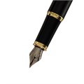 Ручка подарочная перьевая Calligrata, в кожзам футляре ПБ IM, корпус черный с золотом 9129080 - фото 16897430