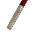 Ручка подарочная перьевая в кожзам футляре ПБ J, корпус бордо с серебром 9129099 - фото 16897484