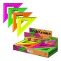 Треугольник 45*/ 7 см ErichKrause Neon Solid, пластик, микс из 4 цветов, в коробке-дисплее 9521702 - фото 16900397