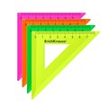 Треугольник 45*/ 7 см ErichKrause Neon Solid, пластик, микс из 4 цветов, в коробке-дисплее 9521702 - фото 16900398
