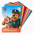 Набор "Paw Patrol" А4 8л цветного одностороннего мелованного картона и 8л цветной двусторонней бумаги 9515048 - фото 16905530