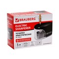 Точилка электрическая 1 отверстие BRAUBERG "Black Jack", пит 4 АА доп смен лезв 228424 9723523 - фото 16905661