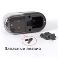 Точилка электрическая 1 отверстие BRAUBERG "Black Jack", пит 4 АА доп смен лезв 228424 9723523 - фото 16905666