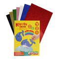 Картон цветной А4, 7 цветов, 7 листов мелованный "Каляка-Маляка", с блестками, 330 г/м2, в картонной папке 9858432 - фото 16907803