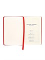 Ежедневник НЕдатированный А5, 136 листов в линейку, кожзам "Небраска", золотой срез, красный 9470280 - фото 16907896