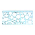 Набор трафаретов, 2 штуки, геометрические фигуры, пластик, МИКС 9630257 - фото 16908263