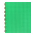 Тетрадь на гребне A5 96 листов в клетку Calligrata Зелёная, пластиковая обложка, блок офсет 9253718 - фото 16910426