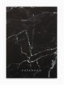 Ежедневник А5, 160 л. твердая обложка «Черный мрамор» 9559298 - фото 16910842