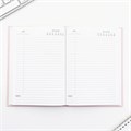 Ежедневник А5, 160 л. твердая обложка «Розовый» 9559307 - фото 16910868