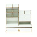 Органайзер-подставка настольный deVENTE. Elrix 24,5 x 15 x 25,5 см, МДФ, белый, картонная коробка 9710190 - фото 16912134