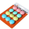 Набор магниты для доски d-2см, 12 штук, на блистере, пастель 9691599 - фото 16912748