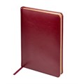 Ежедневник недатированный А5+, 136 листов SIDNEY NEBRASKA, твёрдая обложка, искусственная кожа, ляссе, золотой обрез, блок 70 г/м2, бордовый 10066524 - фото 16912859