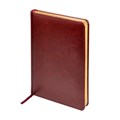 Ежедневник недатированный А5+, 136 листов SIDNEY NEBRASKA, твёрдая обложка, искусственная кожа, ляссе, золотой обрез, блок 70 г/м2, коричневый 10066527 - фото 16912864