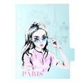 Разделитель листов A5 (175 x 210 мм) цветовой, 5 листов, "deVENTE. Emmy in Paris" полипропилен 140 мкм, тонированные с рисунком, индивидуальная упаковка 9861692 - фото 16913180