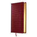 Ежедневник недатированный А5 160 листов, deVENTE. Wild, твердая обложка кожзам с поролоном, термо тиснение, перфорация, ляссе, кремовый блок 70 г/м2, бордовый 10115781 - фото 16913538