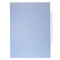 Набор папок уголков, А4, 200 мкм, 5 штук, Calligrata TOP Breeze, 3 отделения, небесный, глянцевые, полупрозрачные 9915348 - фото 16916855