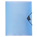 Папка с 60 вкладышами А4, 700 мкм, Calligrata TOP Breeze, на резинке, небесный, тиснение "под кожу" 9915351 - фото 16916859