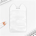 Чехол для бейджа и карточек «Котик в цветах», 6,5 х 11,5 см 10184799 - фото 16919072