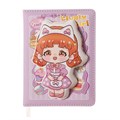 Записная книжка подарочная, А6+, 100 листов, цветной блок, обложка пвх, "Аниме", МИКС 10202485 - фото 16919823
