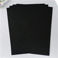 Фетр 1 мм "Чёрный" набор 4 листа 30х40 см 9907195 - фото 16920365