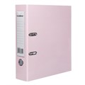 Пaпкa-регистратор А4 75мм Calligrata ламинированная, бледно розовый 10083952 - фото 16922777