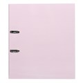 Пaпкa-регистратор А4 75мм Calligrata ламинированная, бледно розовый 10083952 - фото 16922779