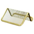 Подставка для визиток Calligrata, сетка, металлическая, золотой 9930882 - фото 16924780