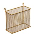 Подставка для канцелярских принадлежностей Calligrata, сетка, металлическая, золотой 9930891 - фото 16924805