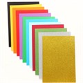 Картон цветной с блёстками, А4, 12 листов, 12 цветов, немелованный, двусторонний, в папке, 250 г/м², Щенячий патруль 10026323 - фото 16925331