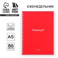 Еженедельник А5, 86 л. «Ты умница» 10125768 - фото 16925685